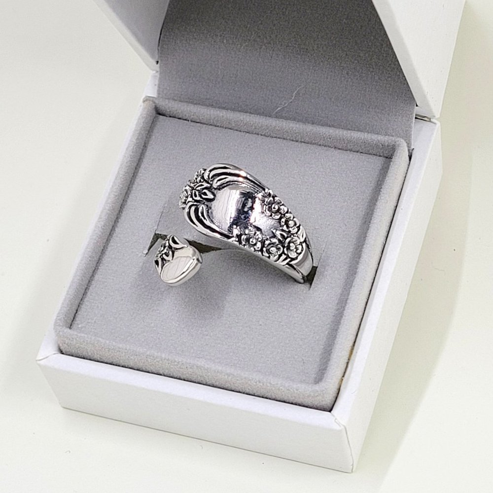 Sterling Silver Colonial Spoon Ring